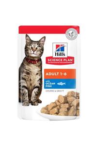 Hill's Balıklı Yetişkin Kedi Maması 85 gr  X 12 Adet