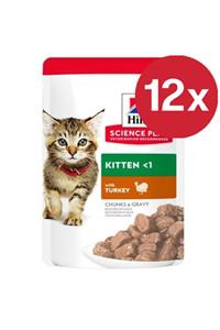 Hills Science Plan Hills Kitten Hindili Pouch Yavru Kedi Konservesi 85 Gr X 12 Adet