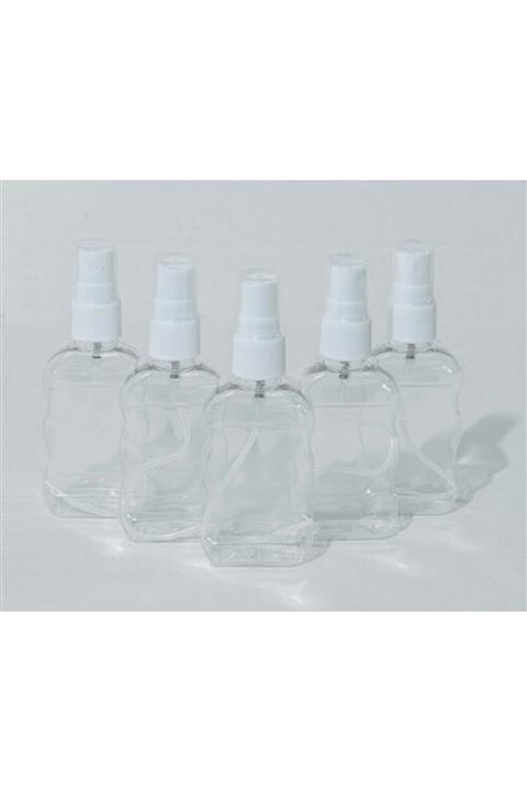 ERCİYES AMBALAJ 50 ml Sprey Başlıklı Boş Pet Şişe 5 Adet