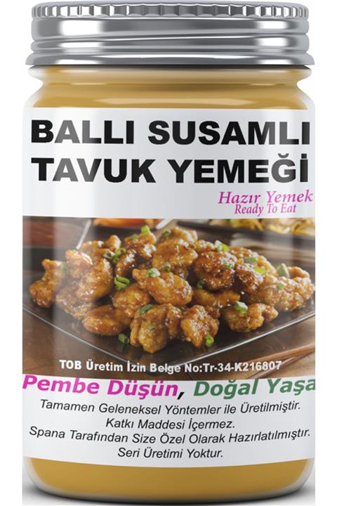 SPANA Ballı Susamlı Tavuk Yemeği Ev Yapımı Katkısız 330gr