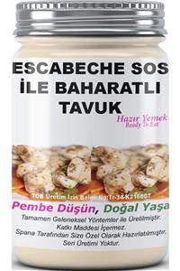 SPANA Escabeche Sos Ile Baharatlı Tavuk Ev Yapımı Katkısız 330 gr