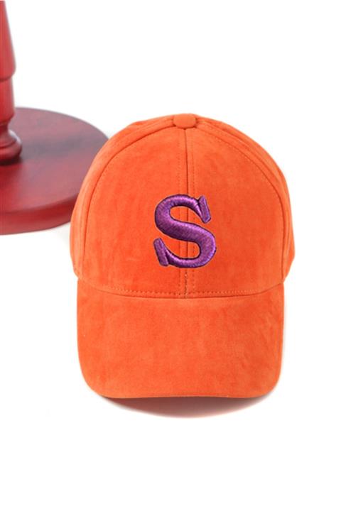 ŞapkaMania S Harfli Süet Kep