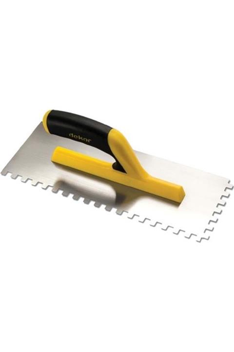 YAŞARYAPIMARKET Seramık Malası Açık Plastık Saplı Yay Çelıgı 8 X 8 35 Cm