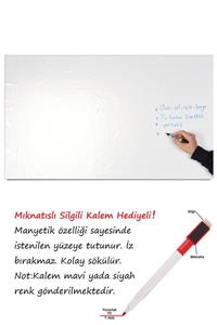 Kaizen Market Beyaz Akıllı Kağıt Tahta 90x120 cm (1 Alana 1 Hediye)