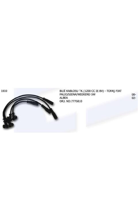 ÜNÜVAR Buji Kablosu Tk Palio Siena Weekend Sw Albea 1.2 Ie 8w Unv.1810