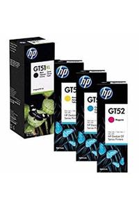 HP Gt51xl/gt52 Siyah Renkli Orjinal Şişe Mürekkep Kartuş Takımı