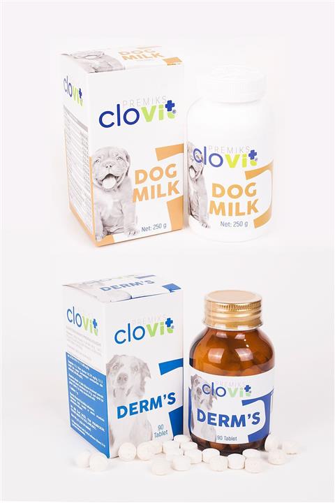 Clovit Dog Milk + Dog Derm's Avantajlı 2 'li Set 8680434202557