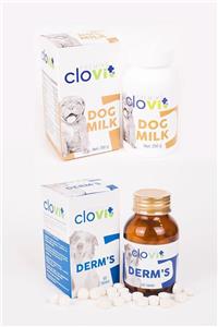 Clovit Dog Milk + Dog Derm's Avantajlı 2 'li Set 8680434202557