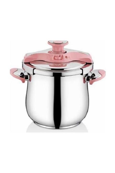 İnter Çelik Düdüklü Tencere Pratik Kapak 8 lt.