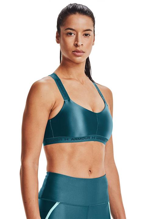 Under Armour Kadın Spor Sütyeni - UA Crossback Low Shine - 1363239-400