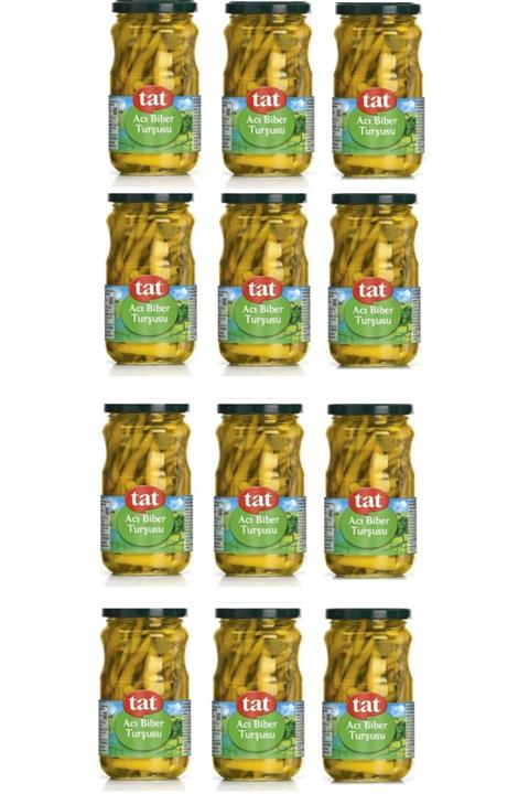 Tat Acı Biber Turşusu 330 Gr X 12 Adet
