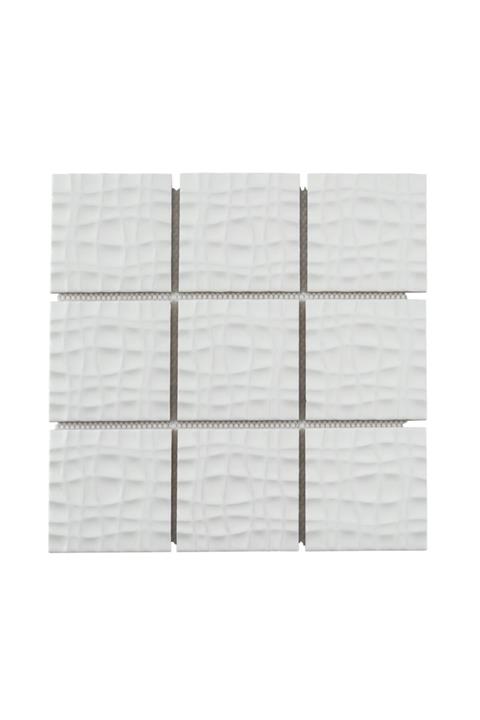 EVA BANYO Beyaz Tezgah Arası Mozaık Ecm-s228