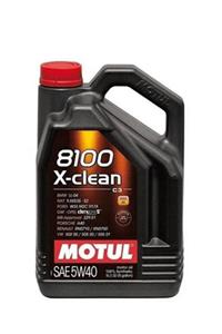 Motul 8100 X-clean 5w40 5 Lt %100 Sentetik Motor Yağ Ürtm 03/2020