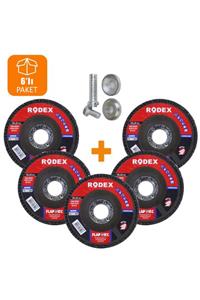 Badem10 Ahşap Flap Disk Zımpara 115 Mm + Matkap Aparatı (6 Parça)