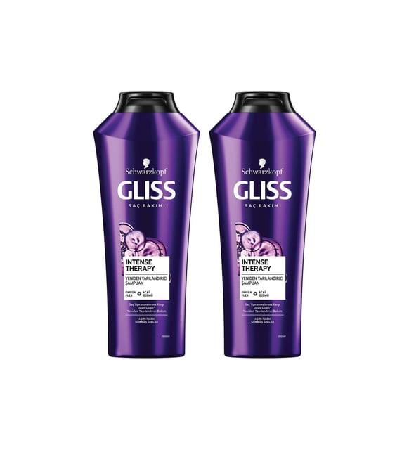 Gliss Intense Therapy Yeniden Yapılandırıcı Şampuan 360 ml 2'li