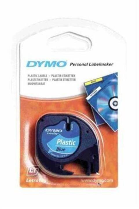 Dymo Letratag Plastik Şerit 12 Mm-4 Mt Mavi 59426 S0721650 /