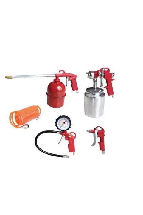 Attlas 5 Parça Hava Tabancası Seti