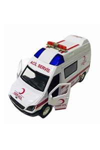 Birlik Oyuncak Işıklı Sesli Çek Bırak Ambulans