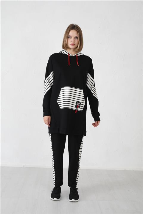 Mymood Çizgili Eşofman Takım