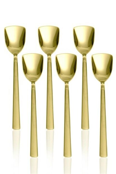 DMR LİFE 6'lı Lüx Çelik Gold Dondurma Kaşığı Gold-dondurma