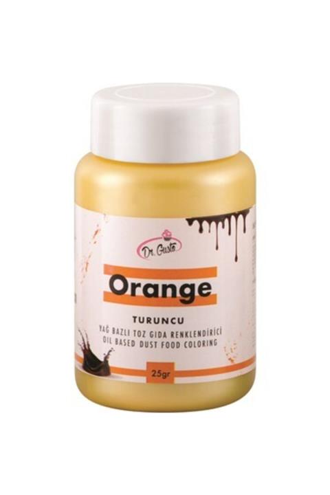 Dr. Gusto Pastry Planet Dr Gusto Yağ Bazlı Toz Boya Turuncu 25 Gr