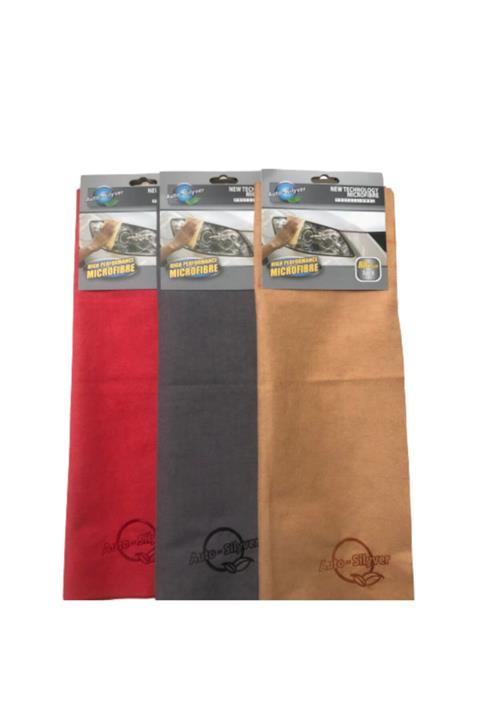 Silyver Mikrofiber Sentetik Güderi Cam Ve Temizlik Bezi 50x70 3'lü Set