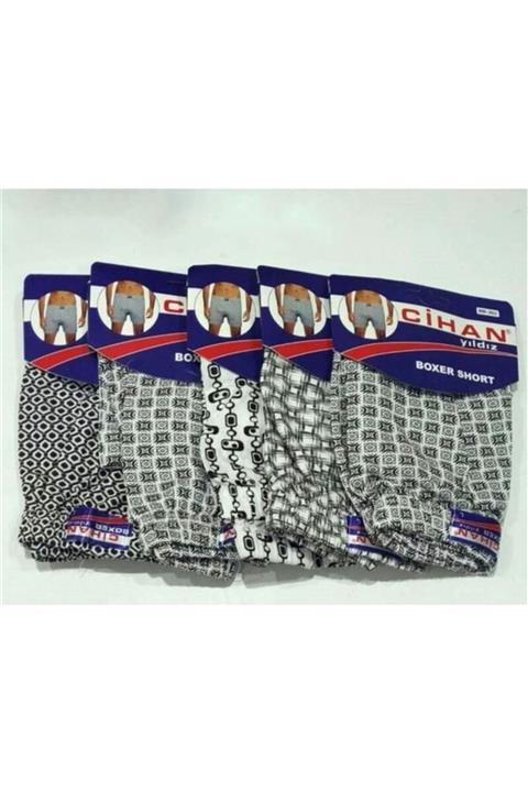 CİHAN YILDIZ Ekonomik Erkek Penye Boxer 12'li