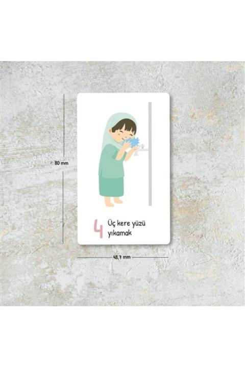 MuslimWalk Abdesti Öğreniyorum Kız Çocuk Sticker Seti #34