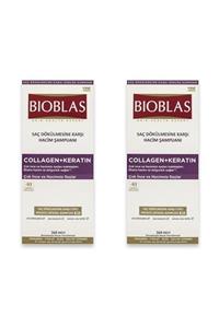 Bioblas Collagen + Keratin Hacim Şampuanı 360ml X 2 Adet