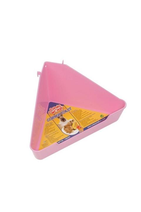 Living World Üçgen Kemirgen Tuvaleti Pembe