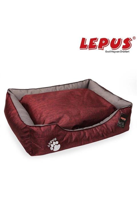 Lepus Dış Mekan Köpek Yatağı Medium Bordo