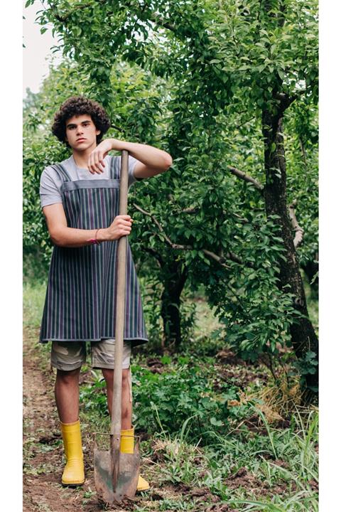 CLUE Denim Önlük - Bahçe Hobi Mutfak Resim Boyama Chef Sanat Önlüğü