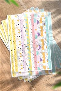colortouch Uzun Şerit Sticker 30cm 13 Çeşit