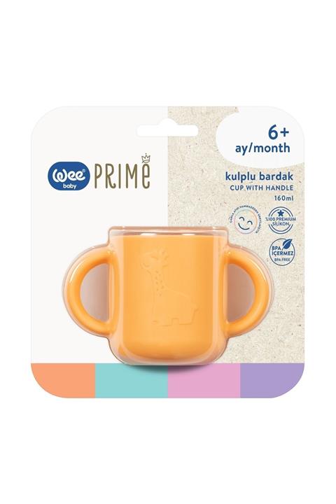 Wee 926 Silikon Kulplu Bardak Turuncu