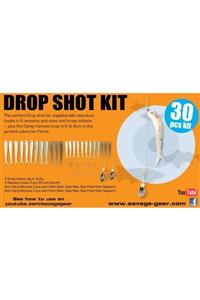 Savage Gear Dying Minnow Drop Shot Pro Pack Kit 30 Adet Nl Silikon Yem