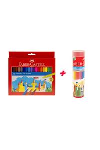 Faber Castell Keçeli Unicolor 36 Renk + Kuru 24 Renk Tüp