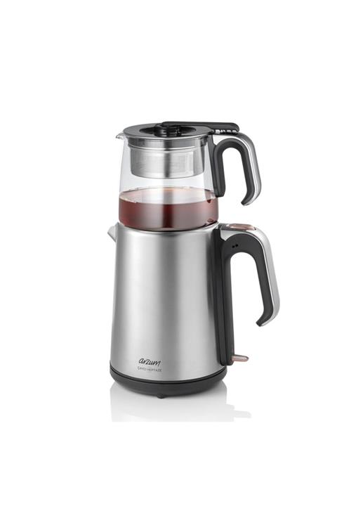 Arzum Ar3024 Çaycı Heptaze Çay Makinesi Cam Paslanmaz Çelik