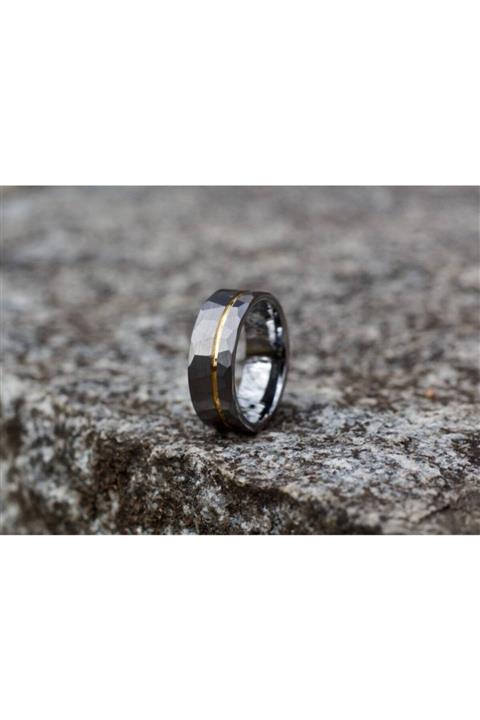 SANYA TAKI 925 Ayar Erkek Gümüş Alyans Yüzük