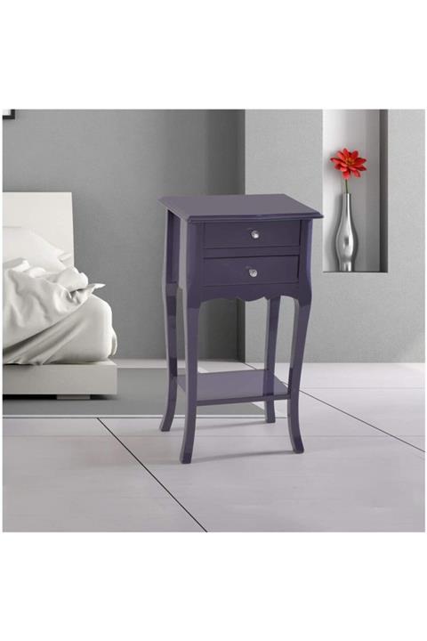 Wooding Antrasit Lake Yüksek Telefonluk Komodin