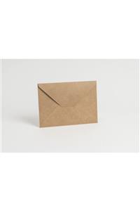 ARTİMED 13×18 cm Kraft Yatay Üçgen Kapaklı Davetiye Zarfı (100 Adet)