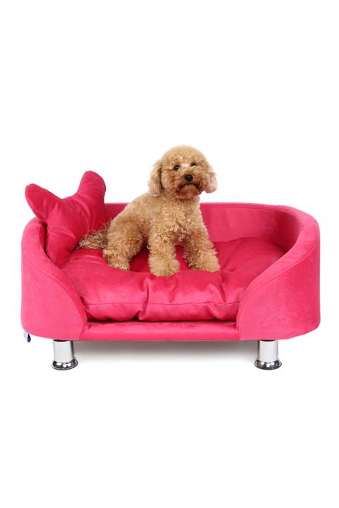 Pet Kybele Kybele Orta Ve Küçük Irk Köpek Yatağı 80x55 Cm Fuşya Pembe