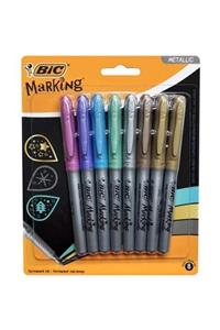 Bic Marking Metallic 7+1 Blister-metalik Renkler - Orijinal Ürün -