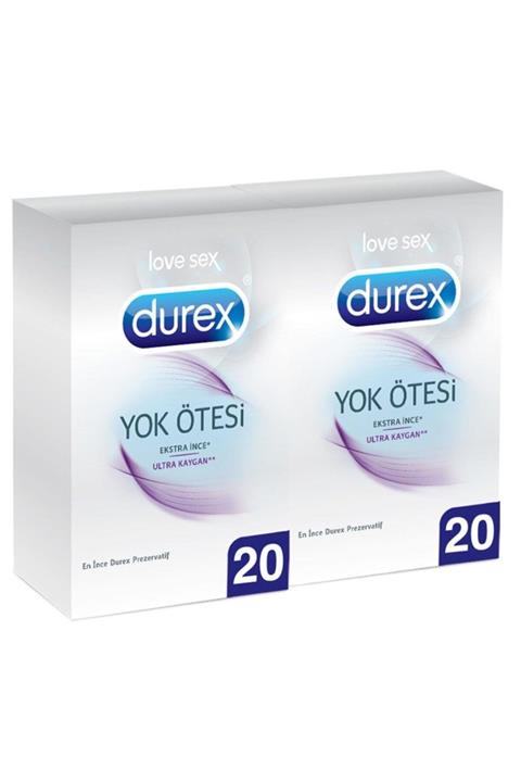 Durex Yok Ötesi Extra Ince Prezervatif 2x20li