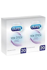 Durex Yok Ötesi Extra Ince Prezervatif 2x20li