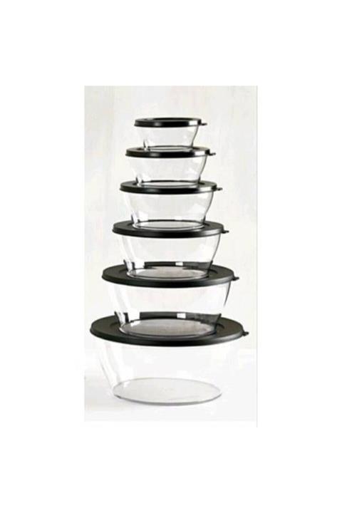 Tupperware Royal Set 4litre + 2.4 +1.3 +900ml +610ml+290ml Tam Set