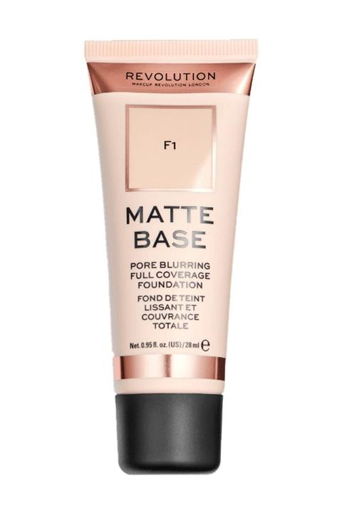 Revolution Matte Base Foundation F1 Fondöten
