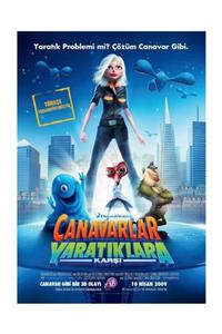 Yeni Film DVD CANAVARLAR YARATIKLARA KARŞI / MONSTERS VS ALIENS