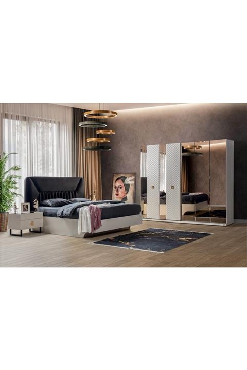 Doressa Tokyo Bej Yatak Odası Takımı