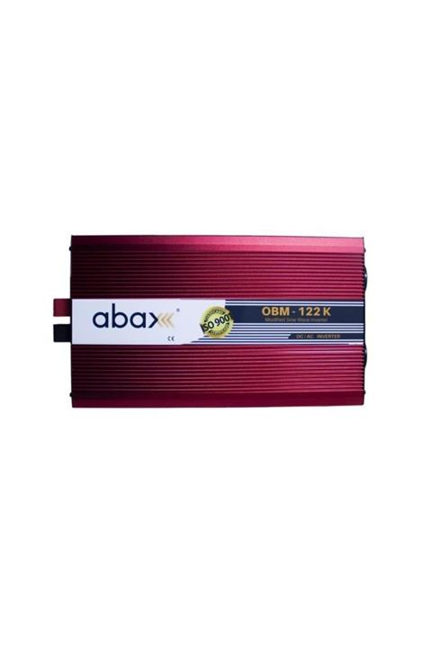abax Obm-122k 12v-2000w Çift Priz/led Göstergeli Modifiye Sinüs Invertör