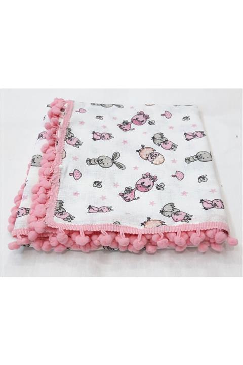 BERKAY Sun Tekstil'den Pamuklu Müslin Bezi Örtüsü 85x95